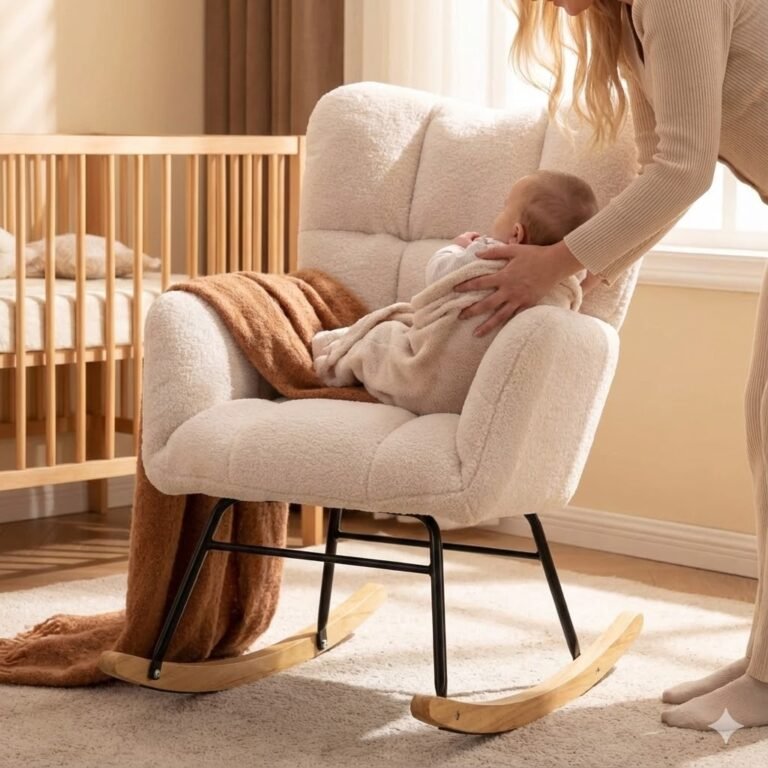 7 Remarkable Reasons to Choose the NIOIIKIT Nursery Rocking Chair for Your Baby’s Room 4 Nursery Rocking Chair