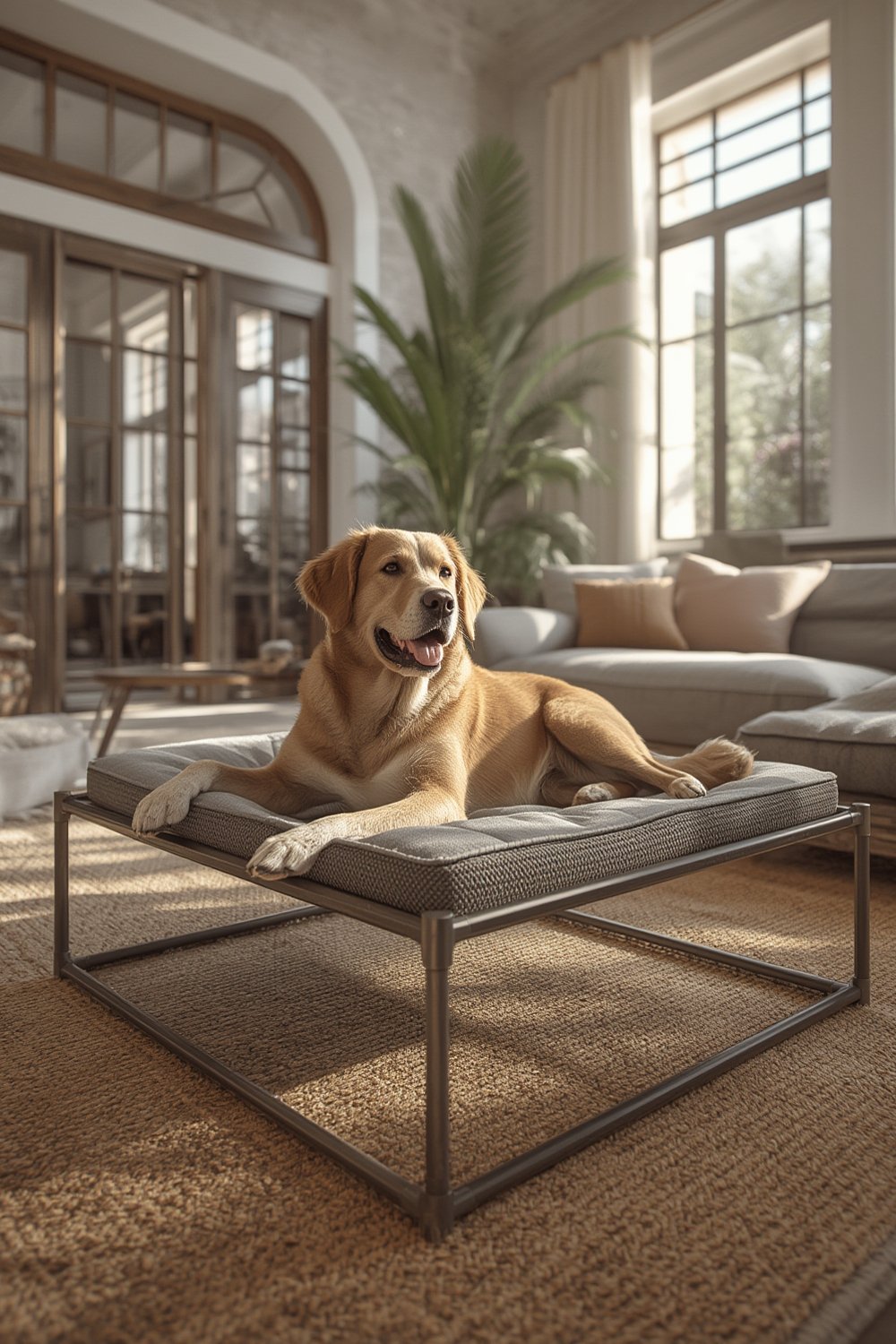 elevated dog product view